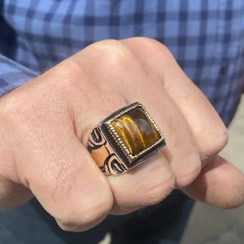 Perfect Silver Gemstone Ring